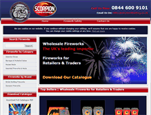 Tablet Screenshot of bulldog-fireworks.co.uk